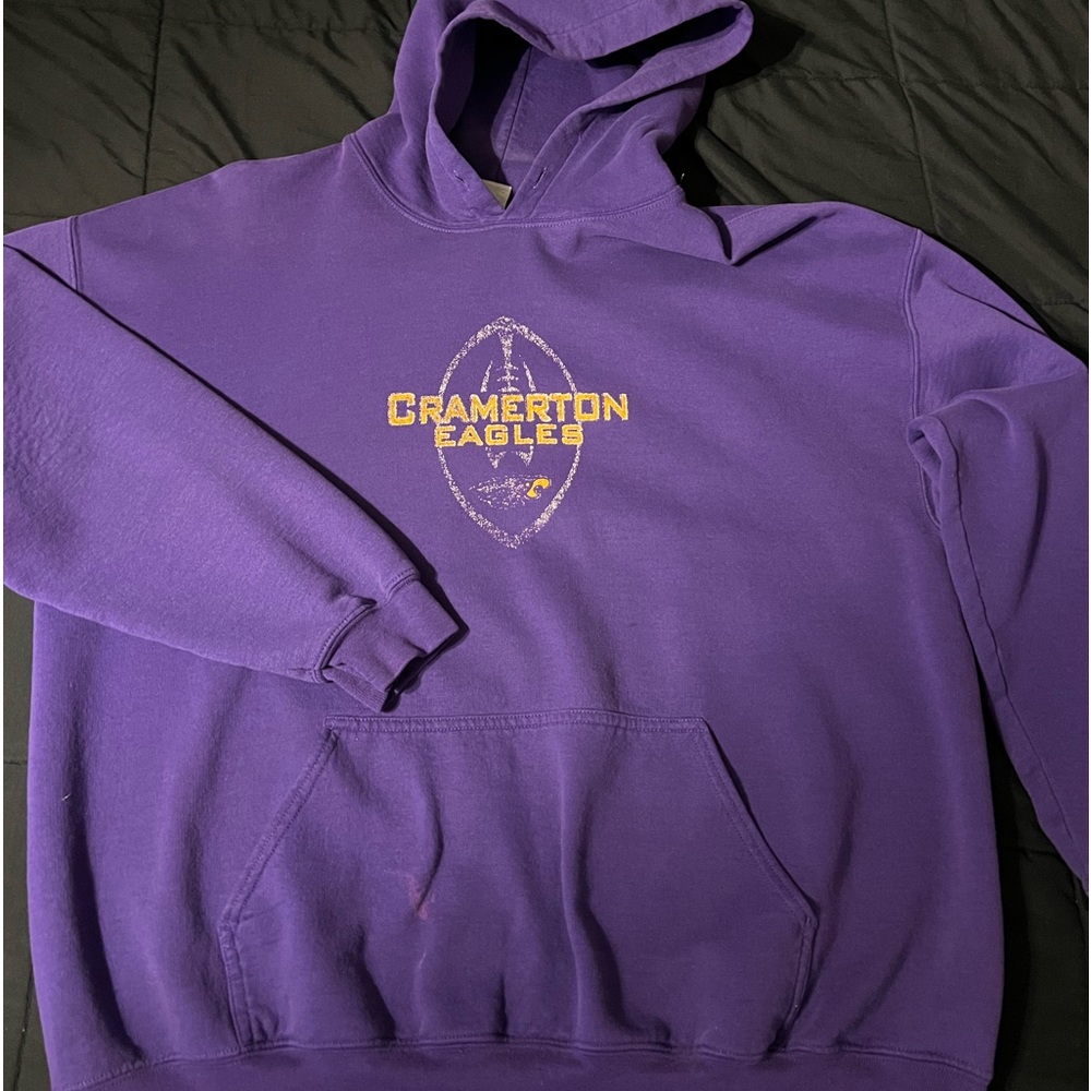 Vintage Cramerton Eagles Football Hoodie